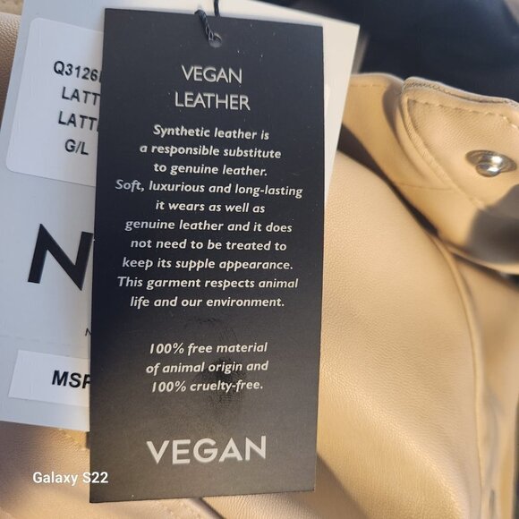 NVLT Vegan Leather Belted Shacket. NWT. Various - Picture 6 of 9